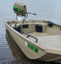 Load image into Gallery viewer, Custom Boat Registration Number Decals