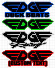 Load image into Gallery viewer, Custom Edge Duck Boat Decals