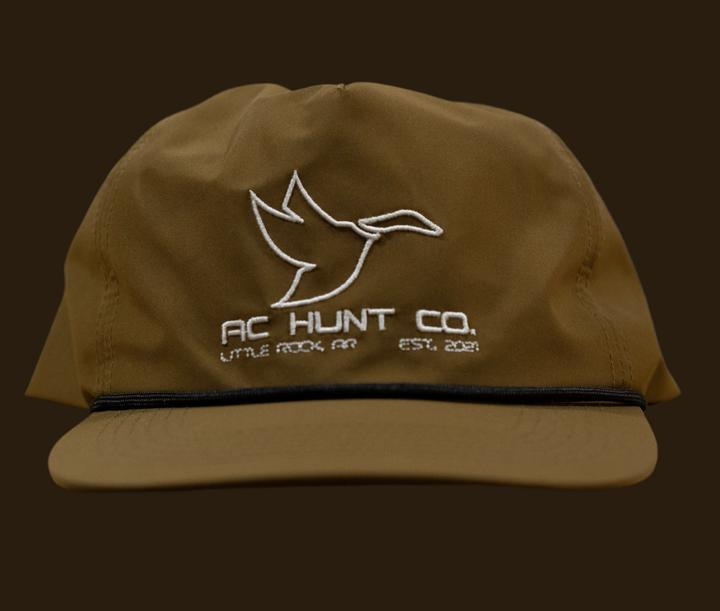 Army Green Duck Logo Rope Hat